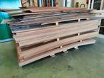 Partij hecht houten platen met teak gefineerd., Ophalen, Zo goed als nieuw, Multiplex