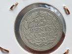 25 cent 1926 nr.3  zilver (08), Postzegels en Munten, Munten | Nederland, Ophalen of Verzenden, Koningin Wilhelmina, 25 cent, Zilver