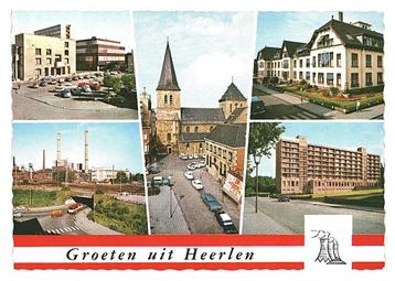 979139 Heerlen Limburg 1976 Nette oude kaart Onbeschreven beschikbaar voor biedingen