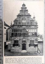Woerden, het oude stadhuis na restauratie in 1917, Verzamelen, Foto's en Prenten, Verzenden