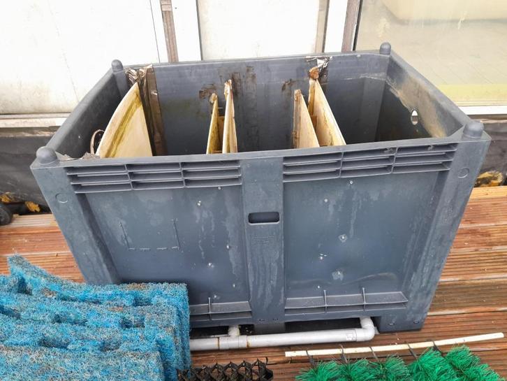 Groot 3-kamer vijverfilter, 2 vijverpompen + UV-Lampen enz., Tuin en Terras, Vijver-toebehoren, Gebruikt, Vijverpomp, Ophalen