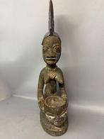 240230 Groot oud Afrikaans Yoruba beeld uit Nigeria., Antiek en Kunst, Kunst | Niet-Westerse kunst, Ophalen of Verzenden