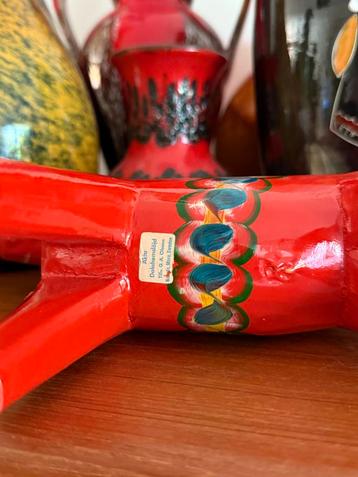 Zweedse Dalahäst - Handgeschilderd Houten Paardje Decoratieo beschikbaar voor biedingen