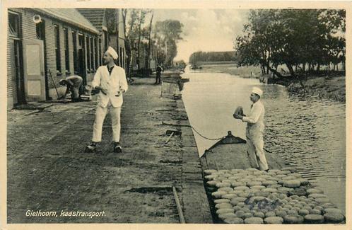 (701-335-007) Giethoorn Kaastransport, Verzamelen, Ansichtkaarten | Nederland, Overijssel, Verzenden