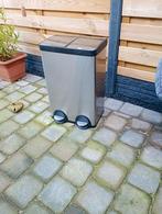 Dubbele Pedaalemmer - Afval scheiden, Ophalen, Met pedaal, 50 tot 75 cm, Rvs