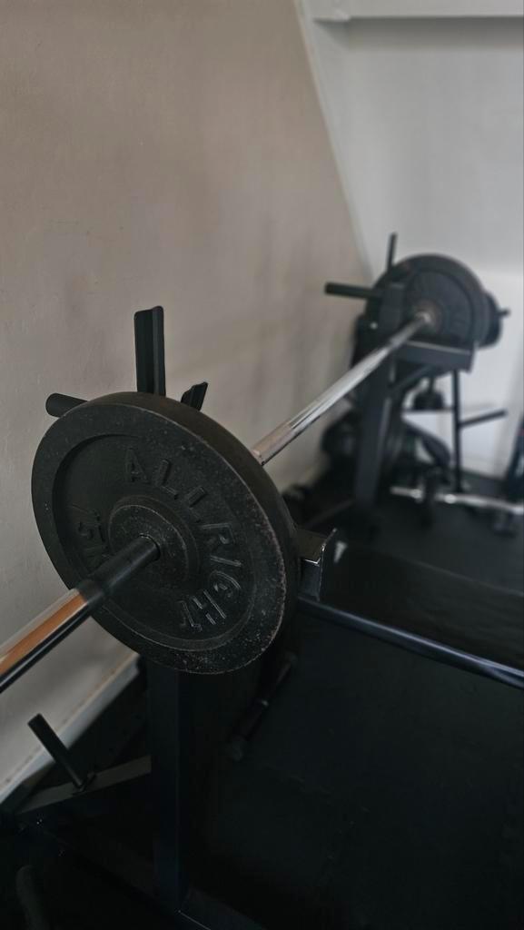 Complete Fitness Set - Gewichten, Stangen, Kettlebells!, Sport en Fitness, Fitnessapparatuur, Gebruikt, Krachtstation, Armen, Benen