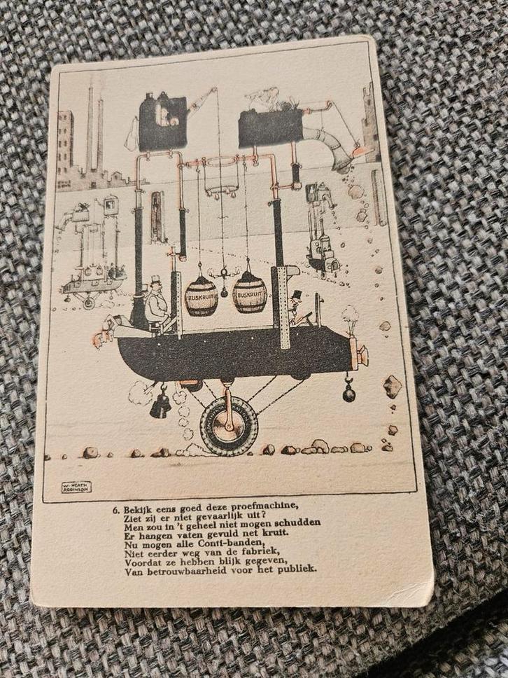 Continental band  - reclame 1941, Verzamelen, Ansichtkaarten | Themakaarten, Gelopen, 1920 tot 1940, Ophalen of Verzenden