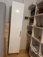 Witte Badkamerkast 40x190cm, Ophalen, (Half)hoge kast, Minder dan 50 cm, Gebruikt