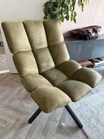 Fateuil olijfgroen, Huis en Inrichting, Fauteuils, Ophalen of Verzenden, Zo goed als nieuw