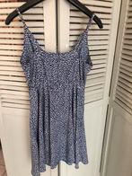 Nieuw blauw met wit Shein jurkje een maat., Blauw, Nieuw, Ophalen of Verzenden, Boven de knie