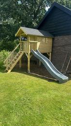 Speelhuisje buiten | Wistler Park PAKKET - Geheel compleet, Gebruikt, Welles Tuinhout, Verzenden, Mail@wellestuinhout.nl