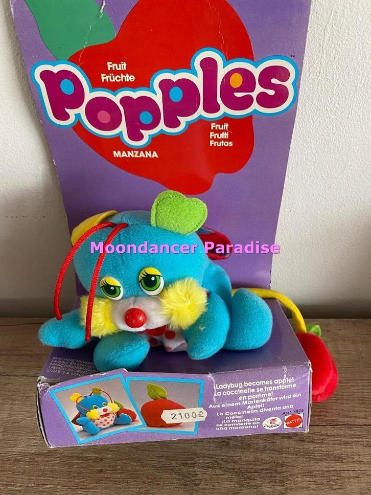 popples frut ladybug, Kinderen en Baby's, Speelgoed | Knuffels en Pluche, Nieuw, Overige typen, Ophalen of Verzenden