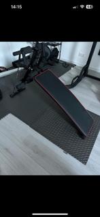 Fitness buikspier bank, Sport en Fitness, Ophalen, Zo goed als nieuw, Metaal
