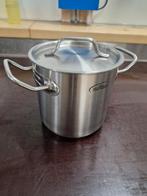 Sauce pan inoxibar with lidt 2.8L rvs horeca, Huis en Inrichting, Keuken | Potten en Pannen, Keramische plaat, Rvs, Zo goed als nieuw