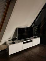 Witte IKEA tv kast, Huis en Inrichting, Kasten | Televisiemeubels, Ophalen, Kunststof, Gebruikt, 150 tot 200 cm