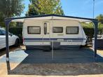 Hobby de luxe easy 450 UF uit 2008, Caravans en Kamperen, Vast bed, Rondzit, Hobby, Particulier