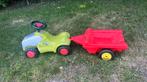 Loop tractor met kar, Kinderen en Baby's, Speelgoed | Buiten | Voertuigen en Loopfietsen, Ophalen, Gebruikt, Loopvoertuig