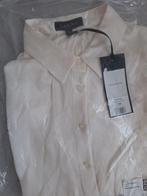Caroll Paris 100% zijden blouse ecru wit maat 34 36, Wit, Nieuw, Maat 34 (XS) of kleiner, Caroll