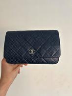Chanel wallet on chain clutch, Verzenden, Zo goed als nieuw, Blauw, Avondtasje