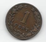 Nederland 1 cent 1880 KM# 107.1, Postzegels en Munten, Koning Willem III, 1 cent, Losse munt, Verzenden