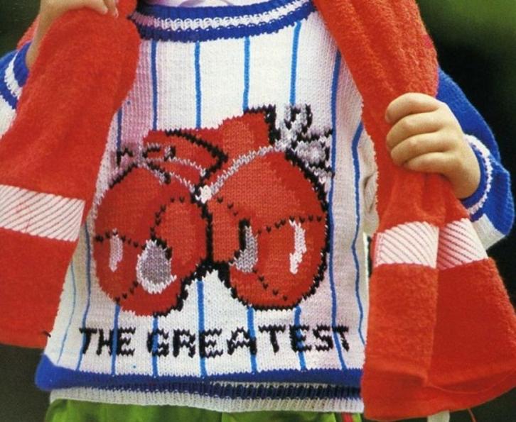 Bokshandschoenen trui breipatroon, Hobby en Vrije tijd, Breien en Haken, Zo goed als nieuw, Breien, Patroon of Boek, Ophalen of Verzenden