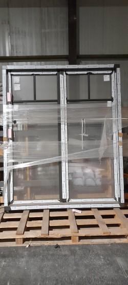 Kunststof raamkozijn matzwart binnendraaiend b2000 h2379mm, Doe-het-zelf en Verbouw, Kozijnen en Schuifpuien, Nieuw, Raamkozijn