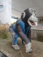 Jaren 70 vintage houten kermis draaimolen aap., Ophalen, Zo goed als nieuw