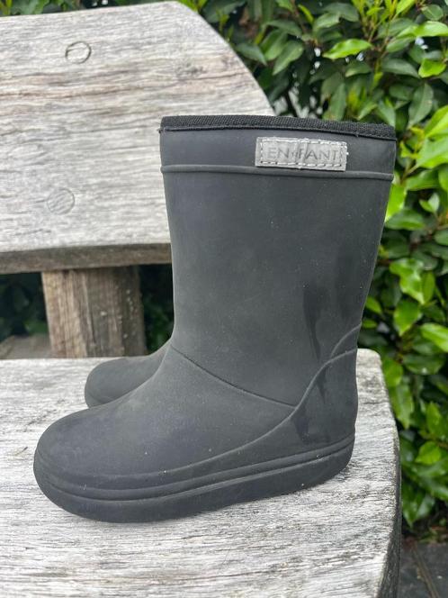 Gevoerde regenlaarsjes, Kinderen en Baby's, Kinderkleding | Schoenen en Sokken, Zo goed als nieuw, Laarzen, Jongen of Meisje, Ophalen
