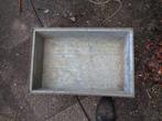 Industriele zinken  bakken 53x35x17 cm met 2 handvaten, Ophalen of Verzenden