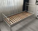 Metaal bed met lattenbodem  200/90 cm, Ophalen, Gebruikt, 90 cm, Eenpersoons