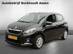 Peugeot 108 1.0 e-VTi Active | Automaat | Airconditioning |, Auto's, Peugeot, Stof, 4 stoelen, Zwart, Origineel Nederlands