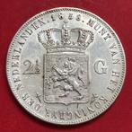 Rijksdaalder 1858. Pr+., Koning Willem III, Zilver, Ophalen of Verzenden, Losse munt