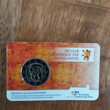 200 jaar Koninkrijk der Nederlanden 2013 BU 2 euro beschikbaar voor biedingen