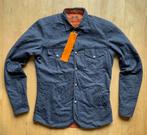 Oger design denim spijkerstof jas / blazer gewatteerd S, Ophalen of Verzenden, Maat 46 (S) of kleiner, Blauw
