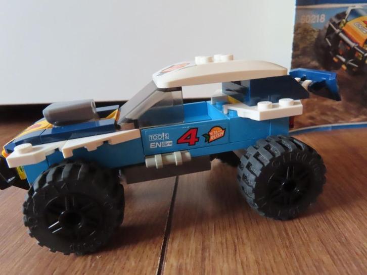 Lego city set60218 woestijn ralley wagen compleet en boek, Kinderen en Baby's, Speelgoed | Duplo en Lego, Gebruikt, Lego, Complete set