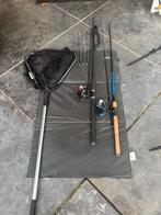 Vis hengels en accessoires, Ophalen of Verzenden, Zo goed als nieuw, Complete set