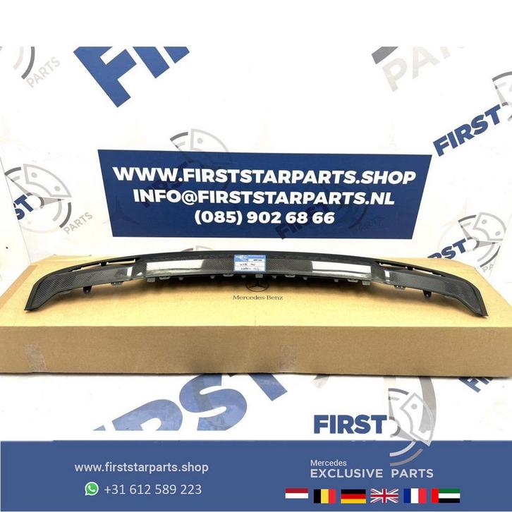 W176 A45 CARBON AMG Diffuser Mercedes A Klasse 2012-2018 ORI, Auto-onderdelen, Overige Auto-onderdelen, Mercedes-Benz, Gebruikt