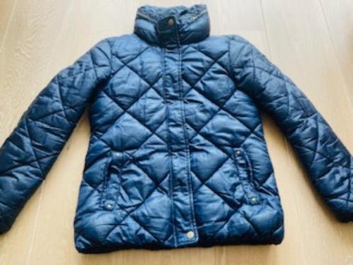 Blauwe jas van Tommy Hilfiger mt. 146/152, Kinderen en Baby's, Kinderkleding | Maat 146, Gebruikt, Meisje, Jas, Ophalen of Verzenden