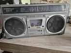 Vintage jaren 80 Philips Large 22AR510 Cassette Recorder (bo, Ophalen of Verzenden, Gebruikt, Radio