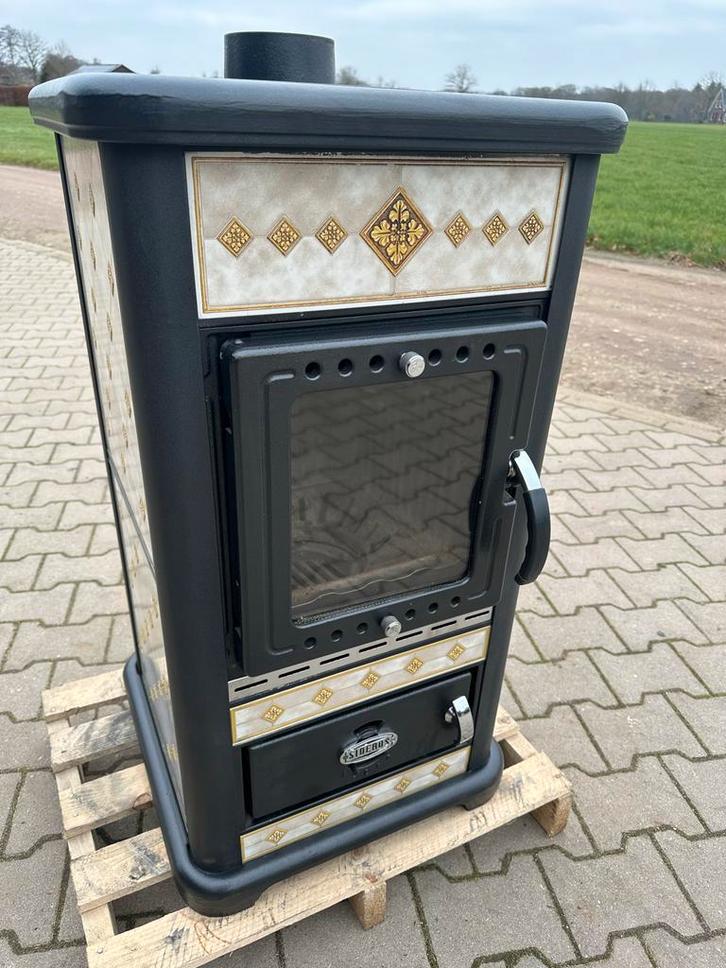 Houtkachel 7kW, Huis en Inrichting, Kachels, Gebruikt, Vrijstaand, Houtkachel, Hout, Ophalen