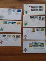 21 afwijkende Nederlandse blanco FDC's met kinderpostzegels., Ophalen of Verzenden, Nederland