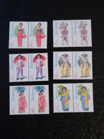 Suriname Postzegels - Set van 6 Postfris  beschikbaar voor biedingen