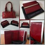 Claudio Ferrici handtas, portemonnee, autopapieren map, rood, Ophalen of Verzenden, Zo goed als nieuw, Rood, Handtas