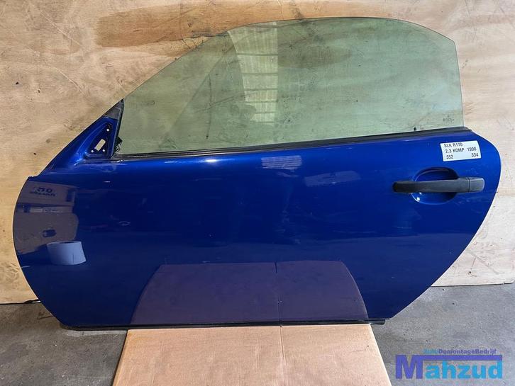 MERCEDES SLK R170 Blauw 352 deur links 1996-2004, Auto-onderdelen, Carrosserie en Plaatwerk, Deur, Mercedes-Benz, Gebruikt, Ophalen of Verzenden