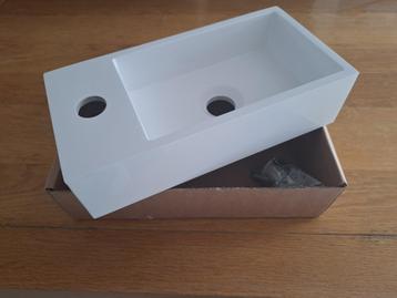 INK Versus Fontein (wasbak) 36x18x9cm polystone wit glans beschikbaar voor biedingen