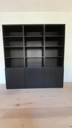 Ikea Besta kast zwartbruin, Ophalen, Met deur(en), 150 tot 200 cm, Zo goed als nieuw