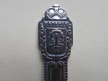 Verzilverd Gero lepeltje wapen Batavia Indonesië beschikbaar voor biedingen