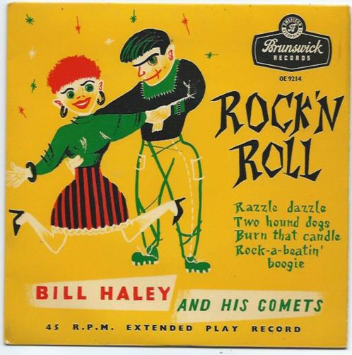 Bill Haley and Comets- Rock 'n Roll EP  met Razzle dazzle, Cd's en Dvd's, Vinyl Singles, Gebruikt, EP, Pop, Verzenden