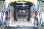 Ford Transit Custom 2.0 TDci L2 H1 DC Limited Automaat Airco, Auto's, Gebruikt, Euro 6, 4 cilinders, Blauw