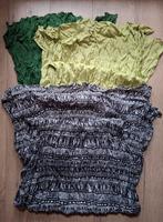 Cora Kemperman sjaals - groen, zwart wit prijs p.s., Cora Kemperman, Ophalen of Verzenden, Gedragen, Groen